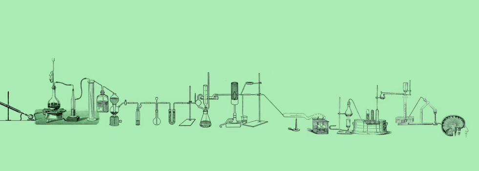 Forschung: Symbolischer Aufbau eines Experiments